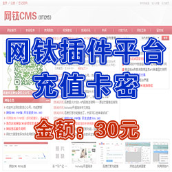 PHP插件充值卡密30元