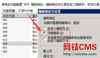 500錯誤沒法判斷，打開服務(wù)器IIS詳細錯誤信息 圖7