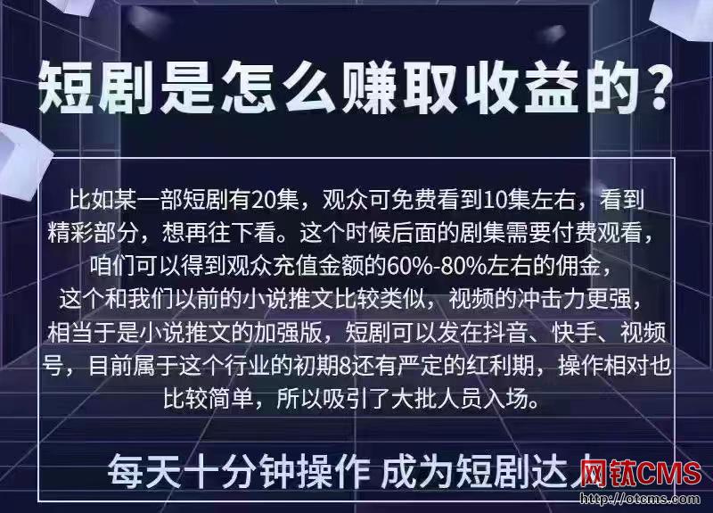 短劇是怎么賺取收益的？ 圖1