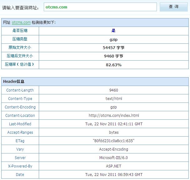 開啟IIS的Gzip網(wǎng)頁壓縮，官網(wǎng)已用上了 圖1